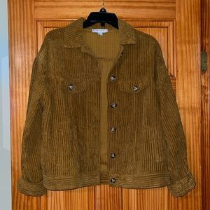 EUC Corduroy Favlux Fashion Jacket
